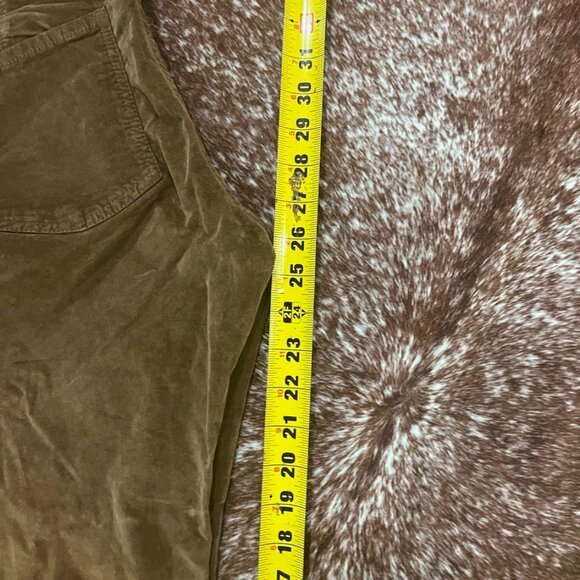 Free People Velvet Crop Slim Flare Pants Brown Size Small Holiday Party Pant - Picture 14 of 16